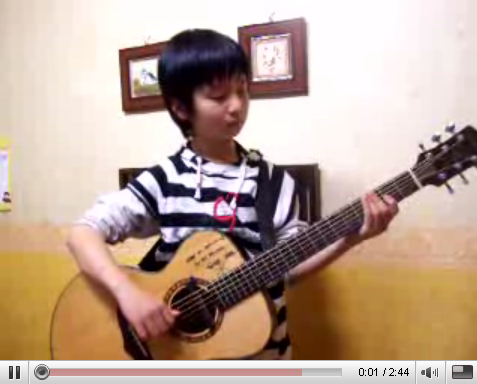 Sungha Jung Koreanischer Kindergitarrist